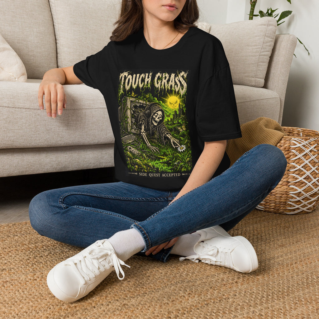 Touch Grass | Grim Reaper | Graphic Tee