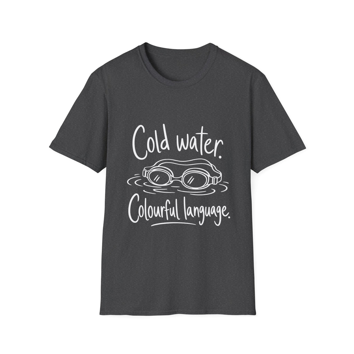 Wild Swimmer Gift | Cold Water. Colourful Language | Graphic Tee
