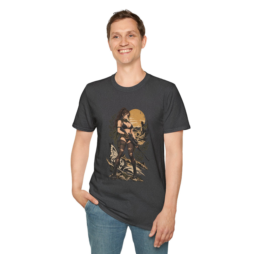 Quiet | Metal Gear | Sexy Sniper Pin up Fantasy Warrior Woman T-Shirt