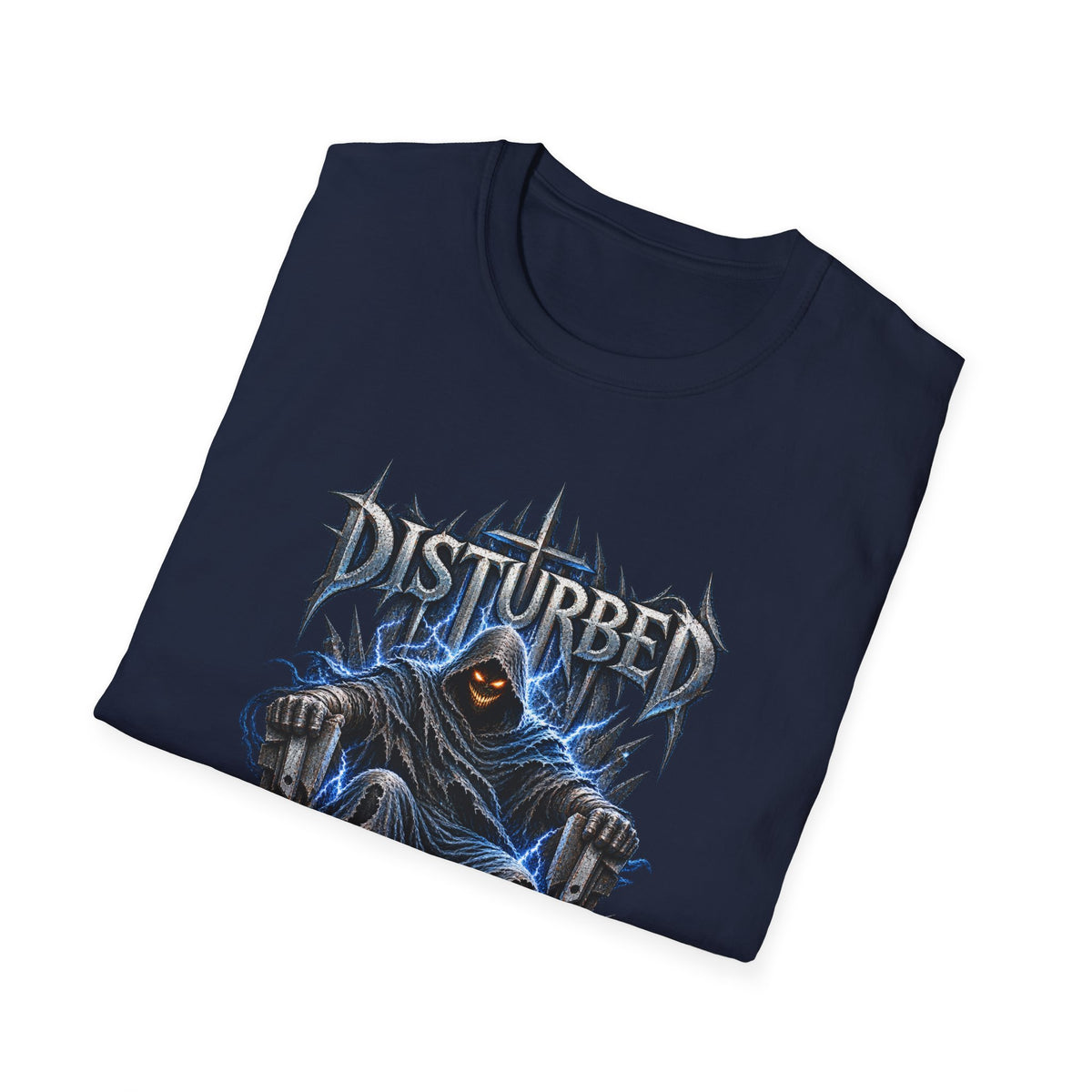 Disturbed | Storm Throne | The Guy | Grim Reaper Band T-Shirt