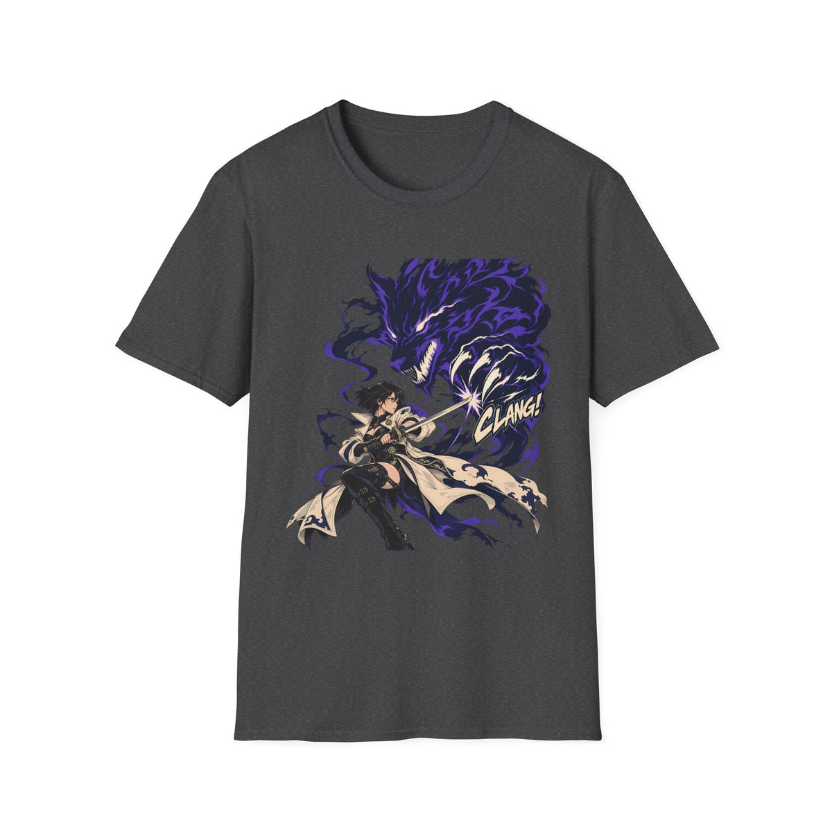 Wolf Demon | Samurai Demon Hunter | Japanese Anime T-Shirt