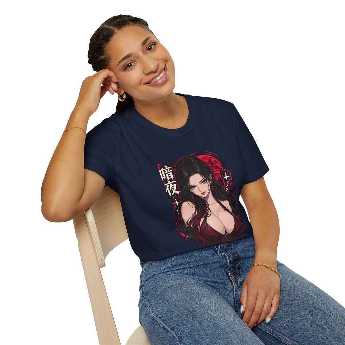 Noir | Sexy Anime Vampire Pin Up Girl | Waifu T-Shirt