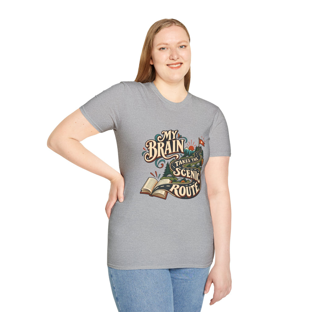The Scenic Route | A Beautifully Different Mind | Neurodivergent Shirt