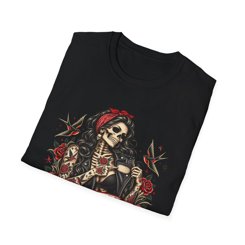 Happiness Is Planning My Next Tattoo Skeleton T-Shirt Design