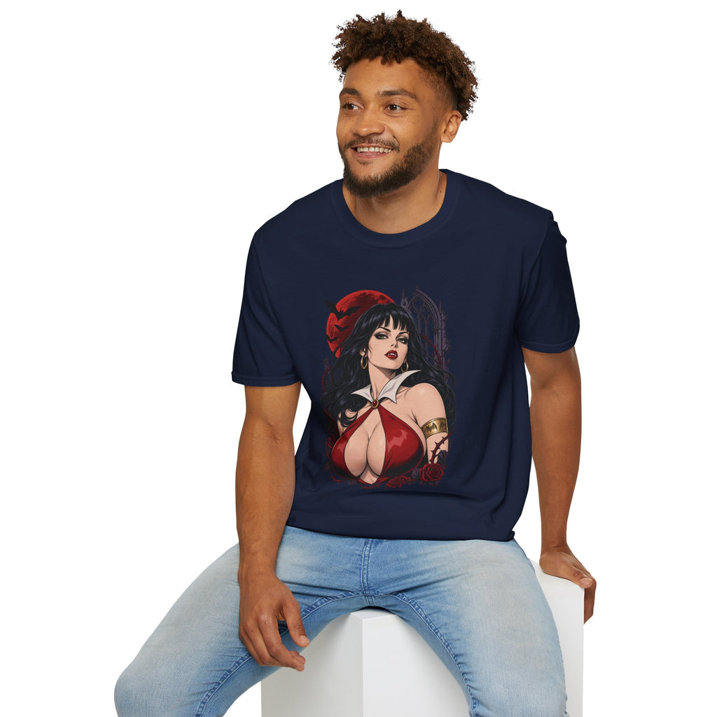 Vampirella | Sexy Halloween Vampire Pin Up Girl Sorceress Graphic T-Shirt