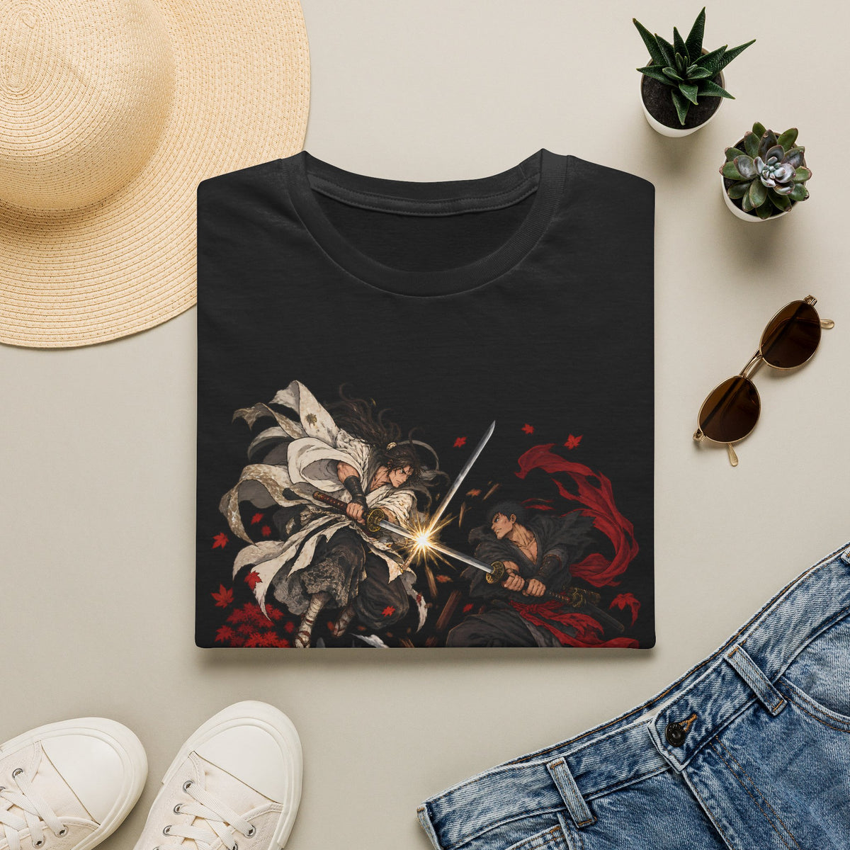Battle of Broken Bridges | Anime Japanese Samurai Battle T-Shirt