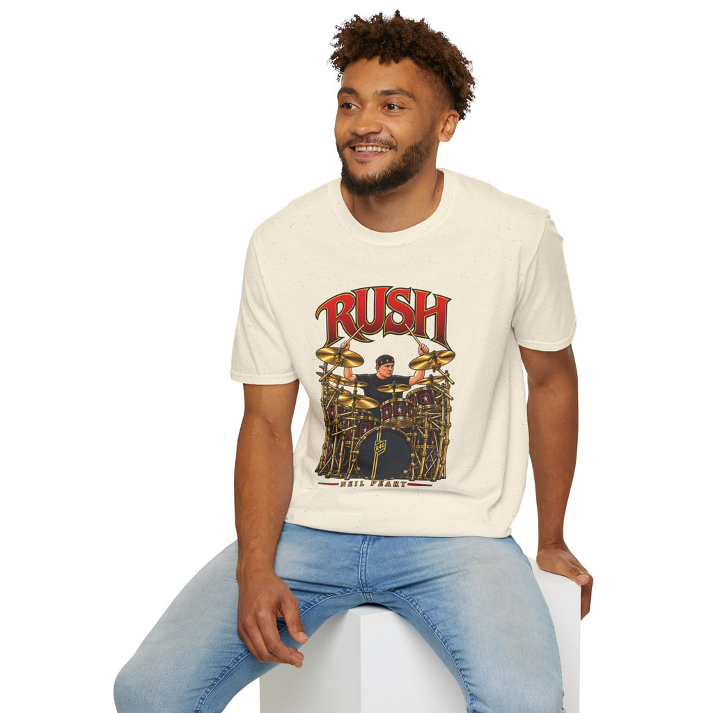 Rush | Neil Peart Drum Solo | Prog Rock Drummer Graphic T-Shirt