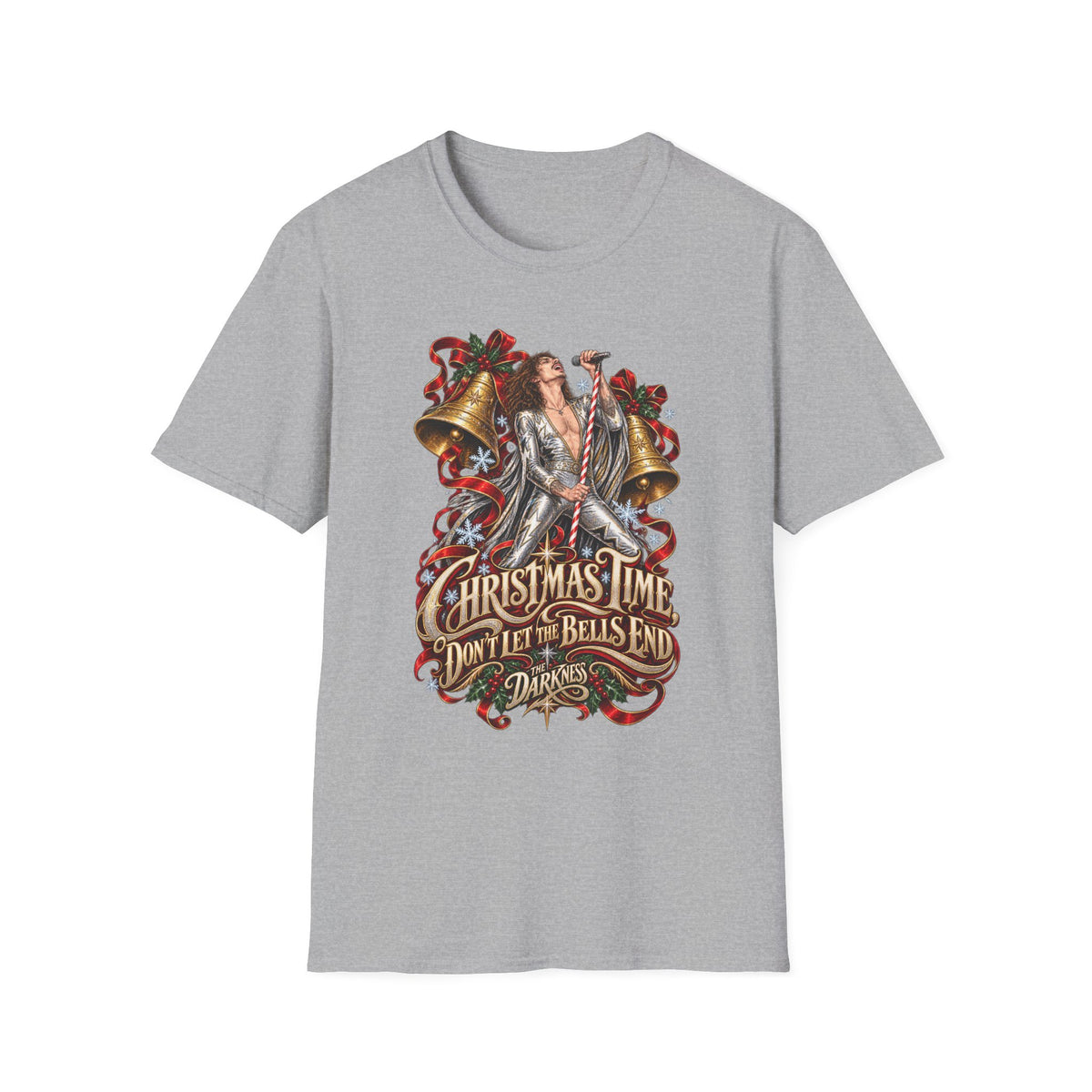 Christmas Time Don't let the Bells End | The Darkness | Christmas Rock T-Shirt