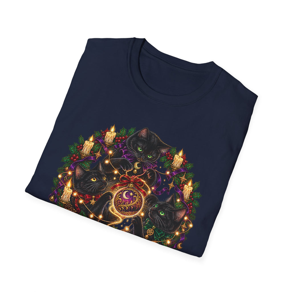 Festive Mischief | Cat Lover Christmas Holiday T-Shirt