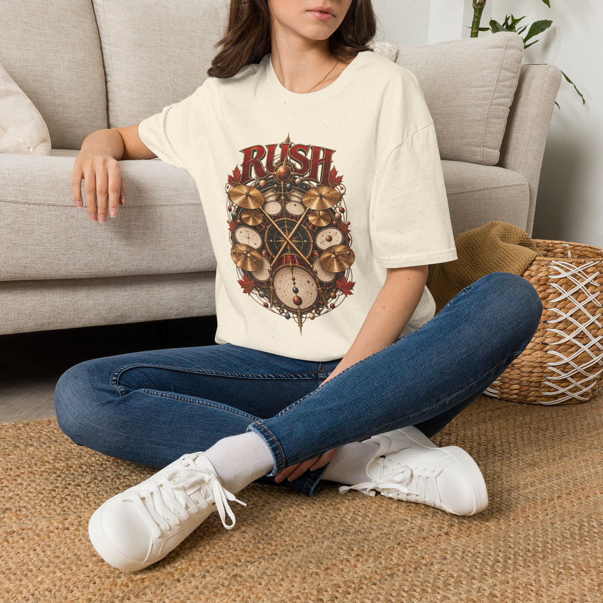 Rush | Rhythm of the Cosmos | Drummer Graphic Prog Band T-Shirt