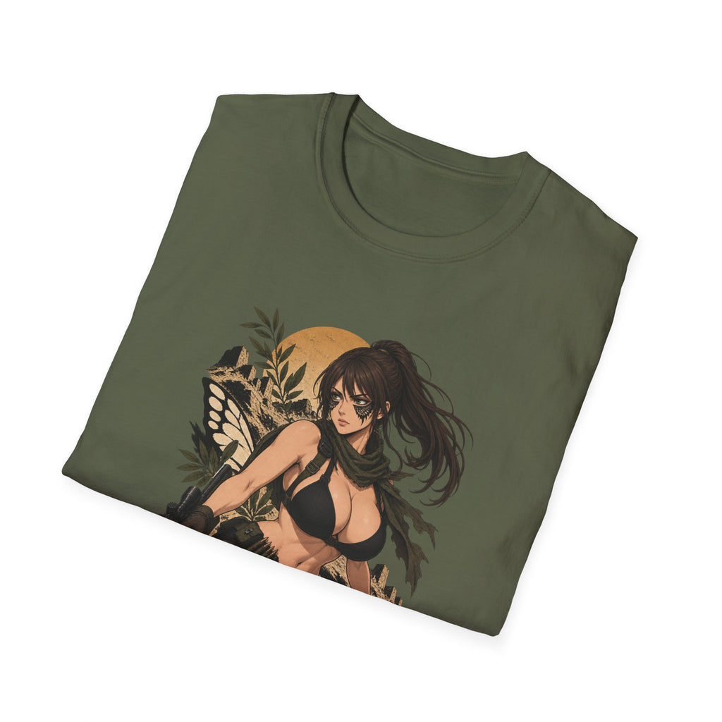 Quiet | Sexy Metal Gear Pin Up Girl | Anime Style Sniper Girl T-Shirt