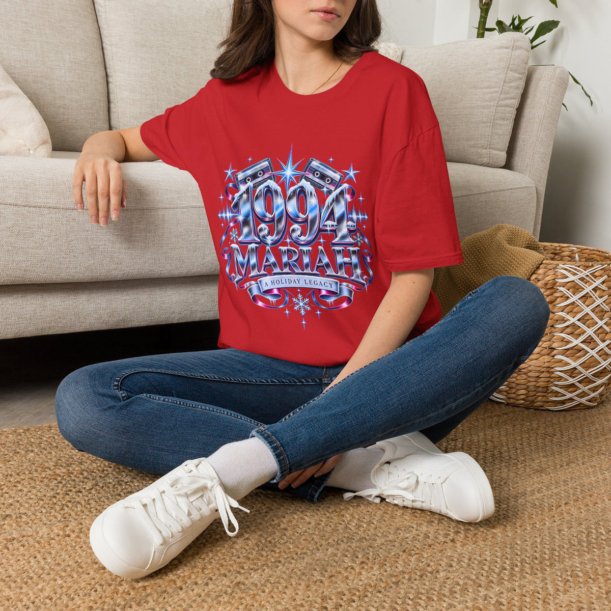 1990s Mariah Carey Graphic T-Shirt | Retro Cassette Pop Vintage Tour Style