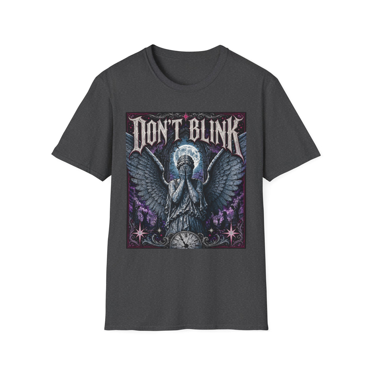 Don't Blink T-Shirt — Gothic Weeping Angel Graphic Tee