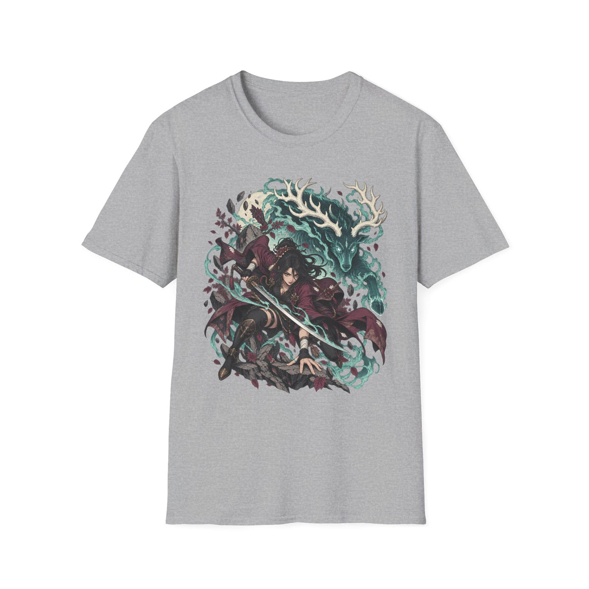 Spirit of the Forest | Fantasy Spirit Samurai T-Shirt