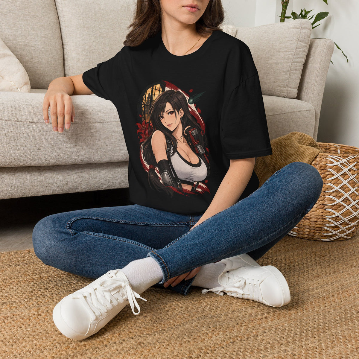 Tifa Lockhart | Final Fantasy VII Pin Up Style Anime Shirt