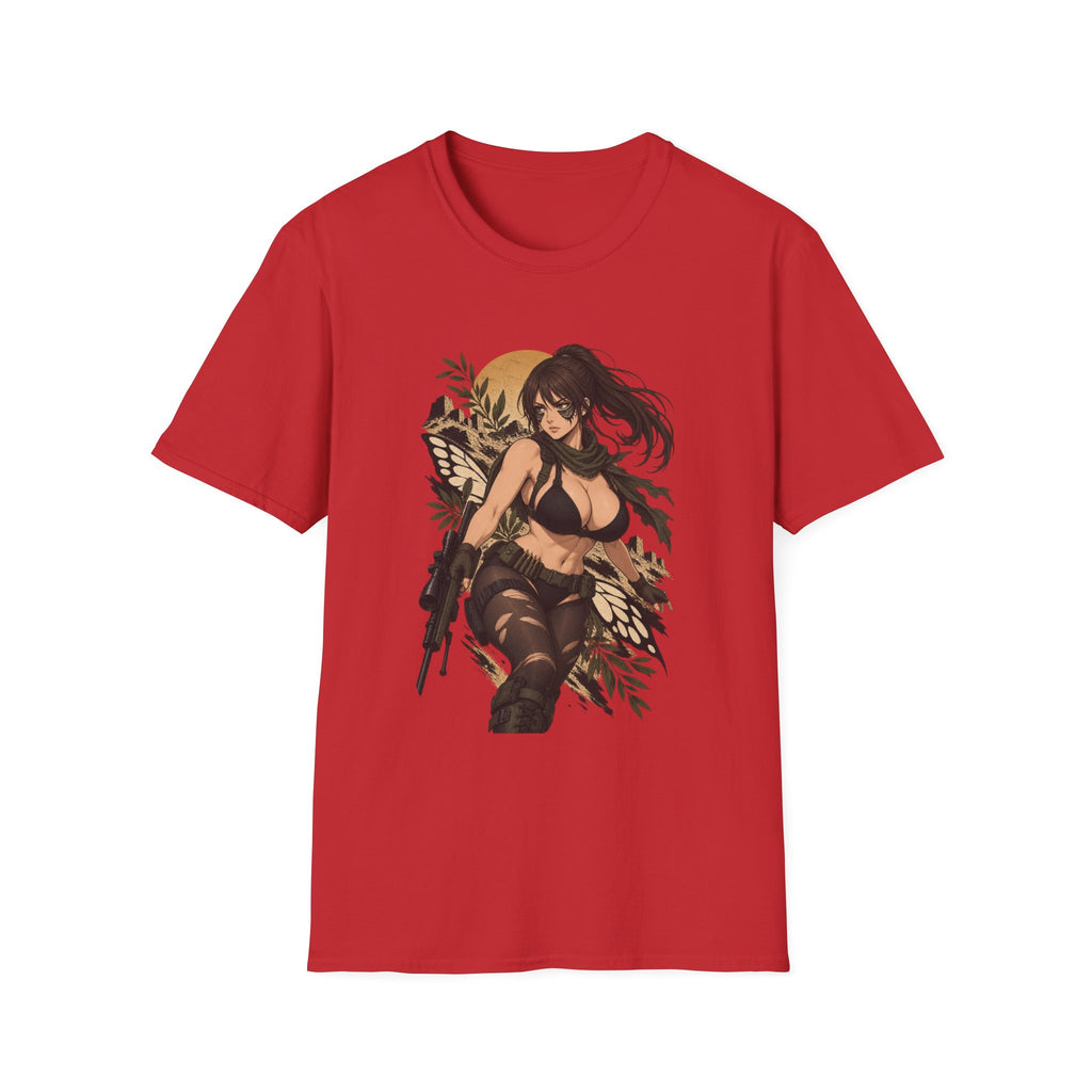 Quiet | Sexy Metal Gear Pin Up Girl | Anime Style Sniper Girl T-Shirt