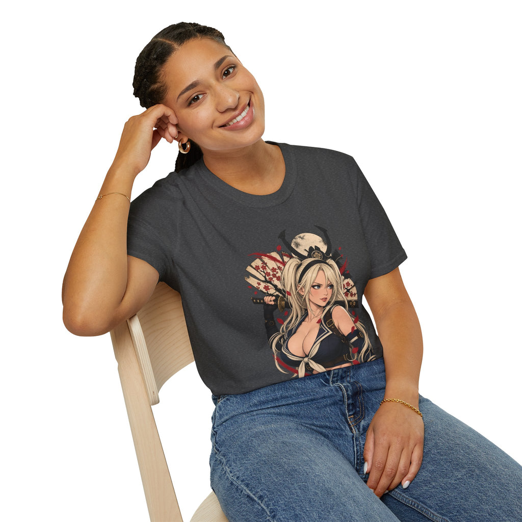 Babydoll | Samurai Anime Sexy Pin Up Girl Graphic T-Shirt