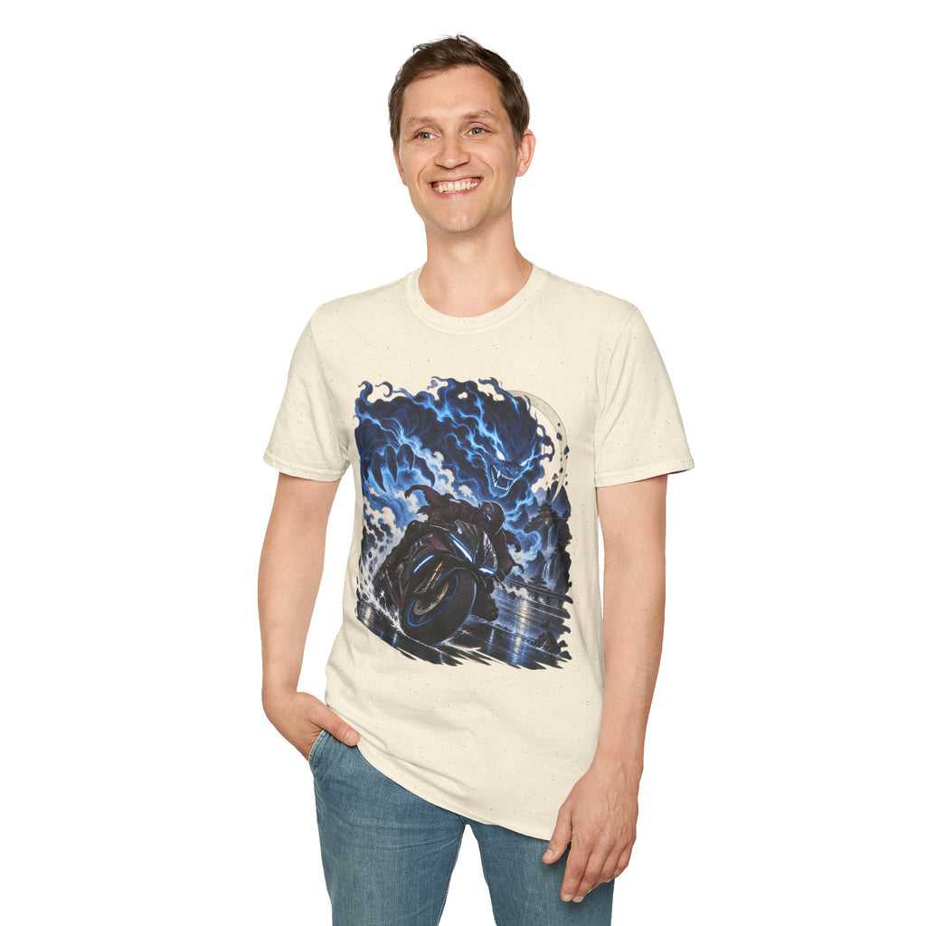 Demon of the Storm | Night Rider | Japanese Urban Motorcycle Tee