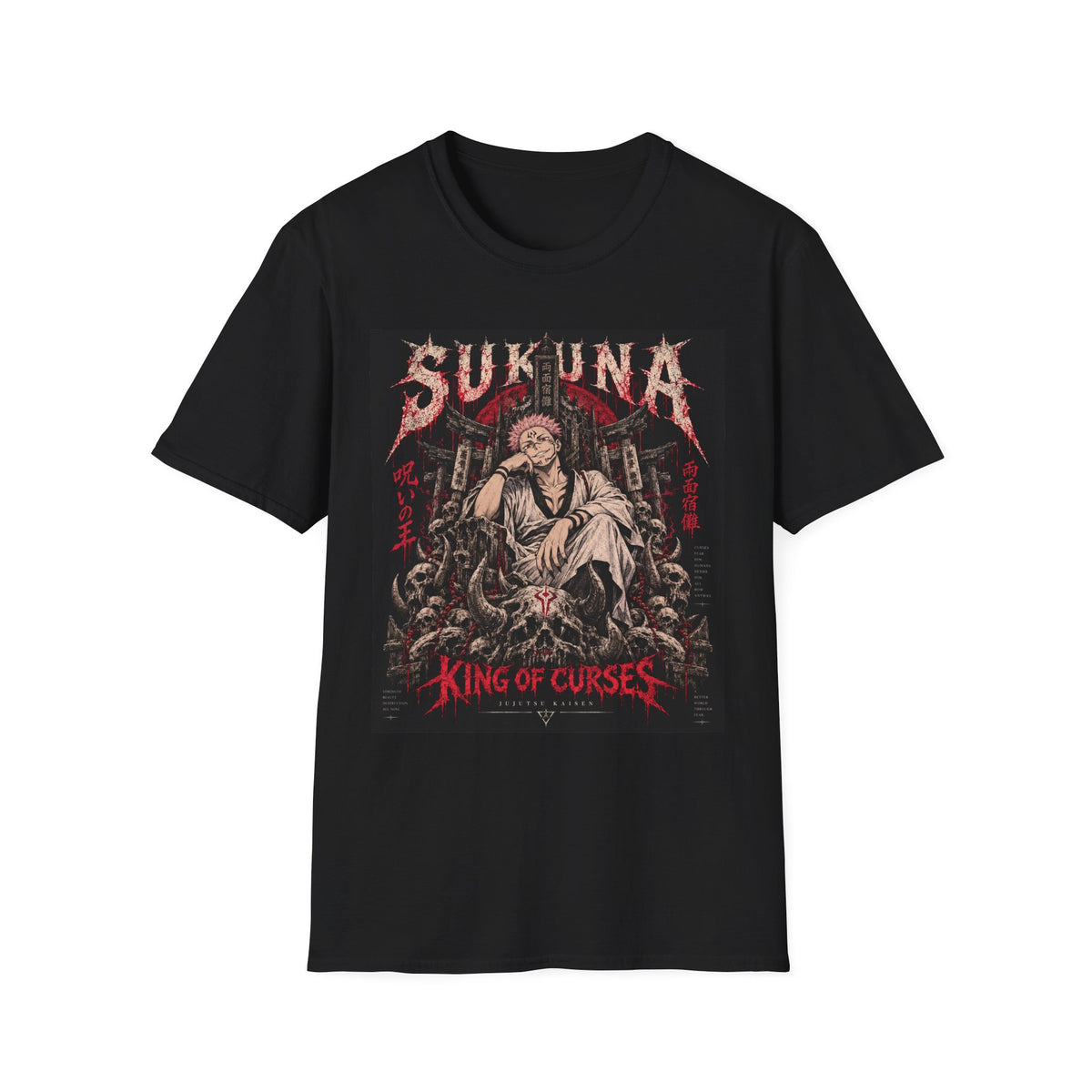 Jujutsu Kaisen | Sukuna | King of Curses | Anime Graphic Tee