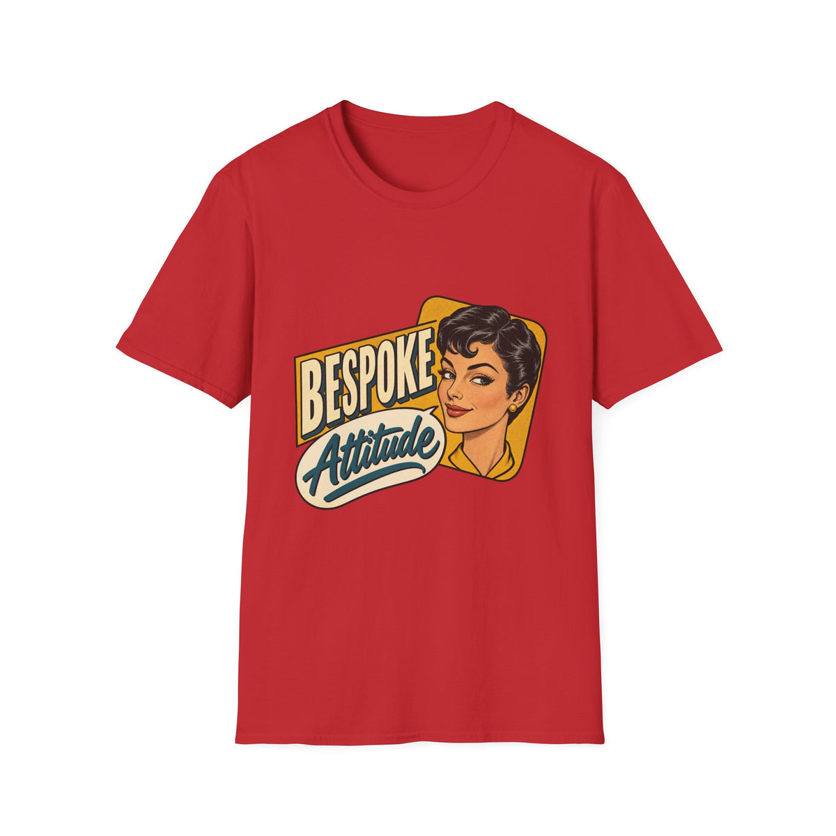 Bespoke Attitude Retro Style Graphic | Vintage 1950s Pinup Tee