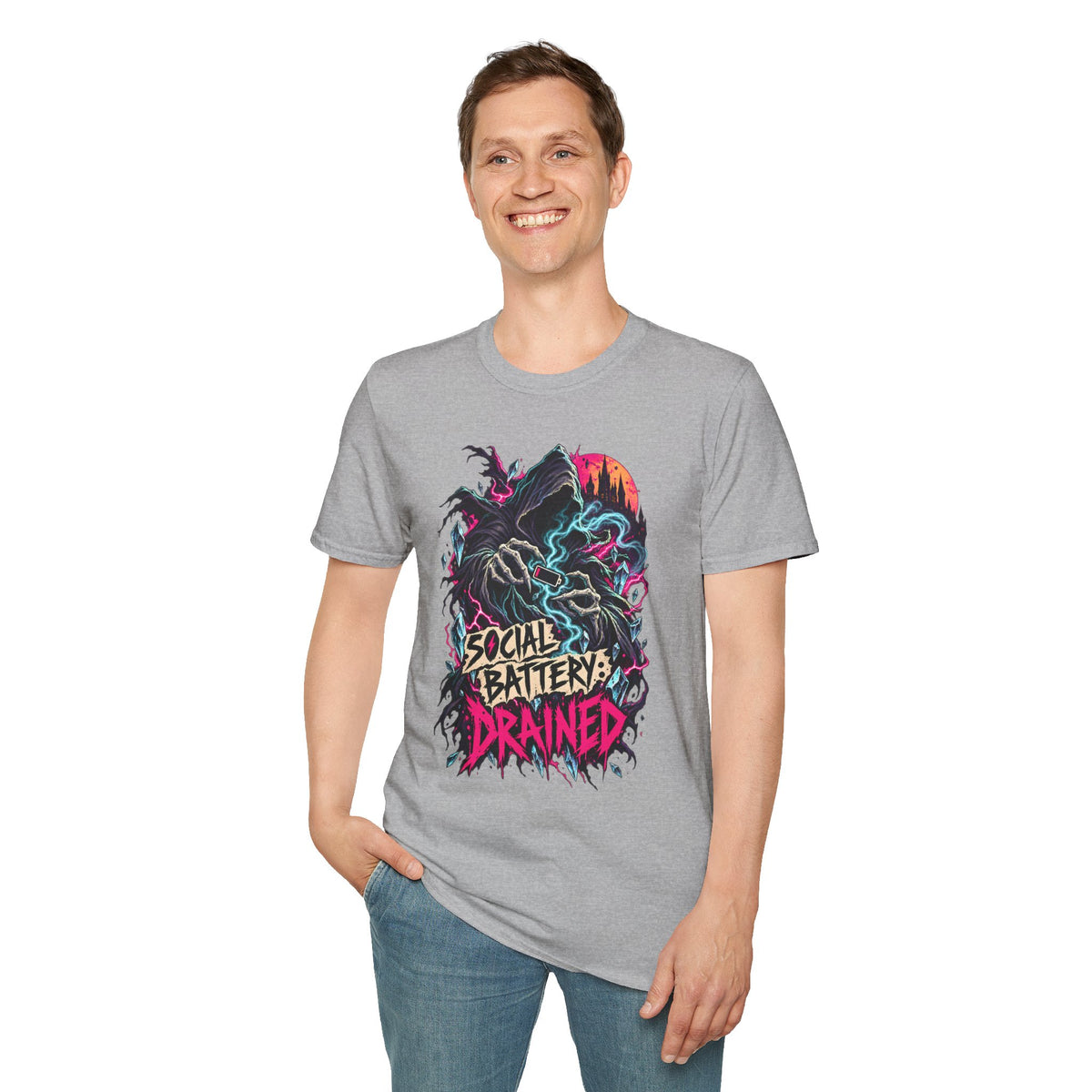 Socially Drained | Dementor | Harry Potter Graphic Tee