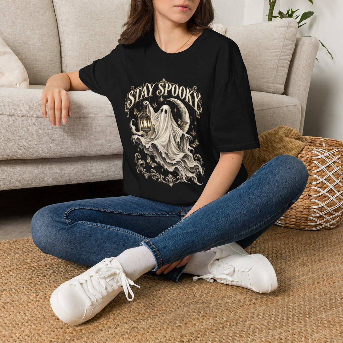 Stay Spooky Ghost | Vintage Halloween Graphic Tee