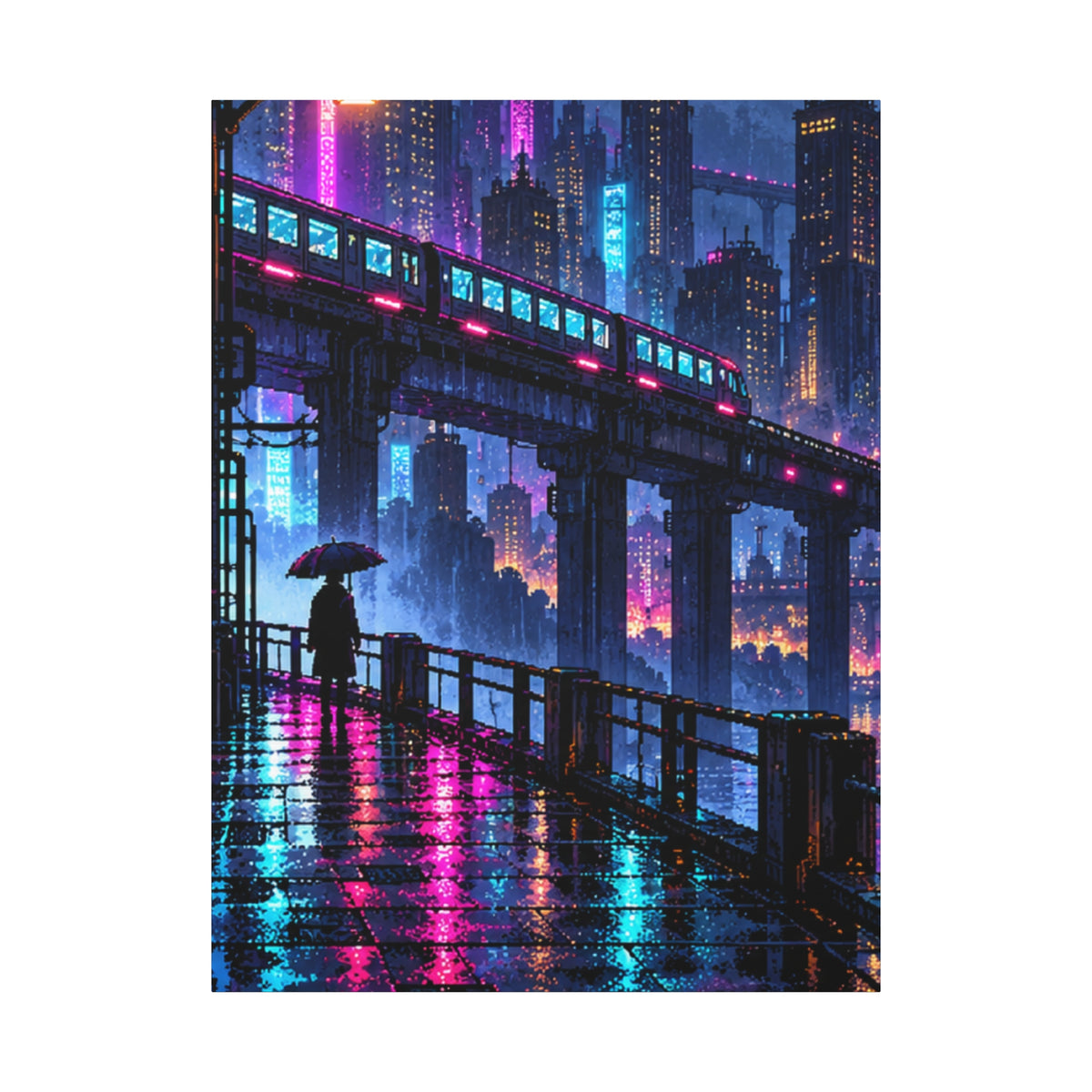 Stretched Matte Canvas Print — 1.25" Depth (Custom Design)