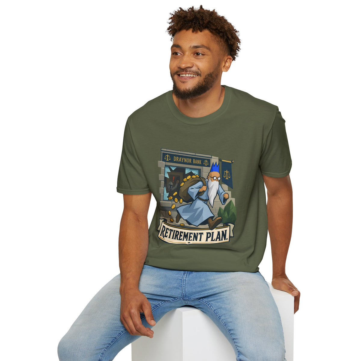 Retirement Plan Wise Old Man OSRS / Runescape T-Shirt