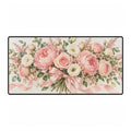 Blush Pink Floral Ribbon Bouquet Romantic Art - Pastel Floral Design