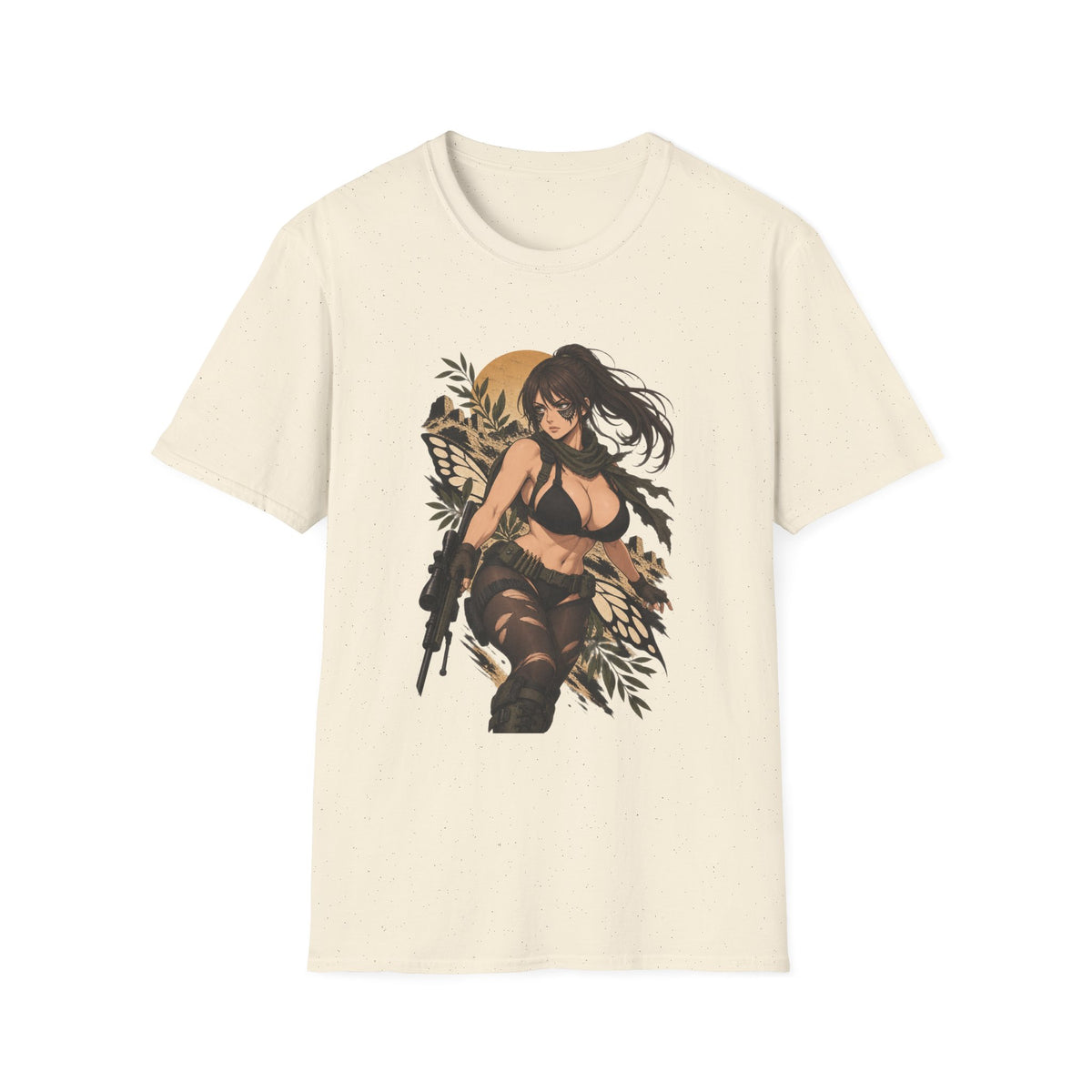 Quiet | Sexy Metal Gear Pin Up Girl | Anime Style Sniper Girl T-Shirt