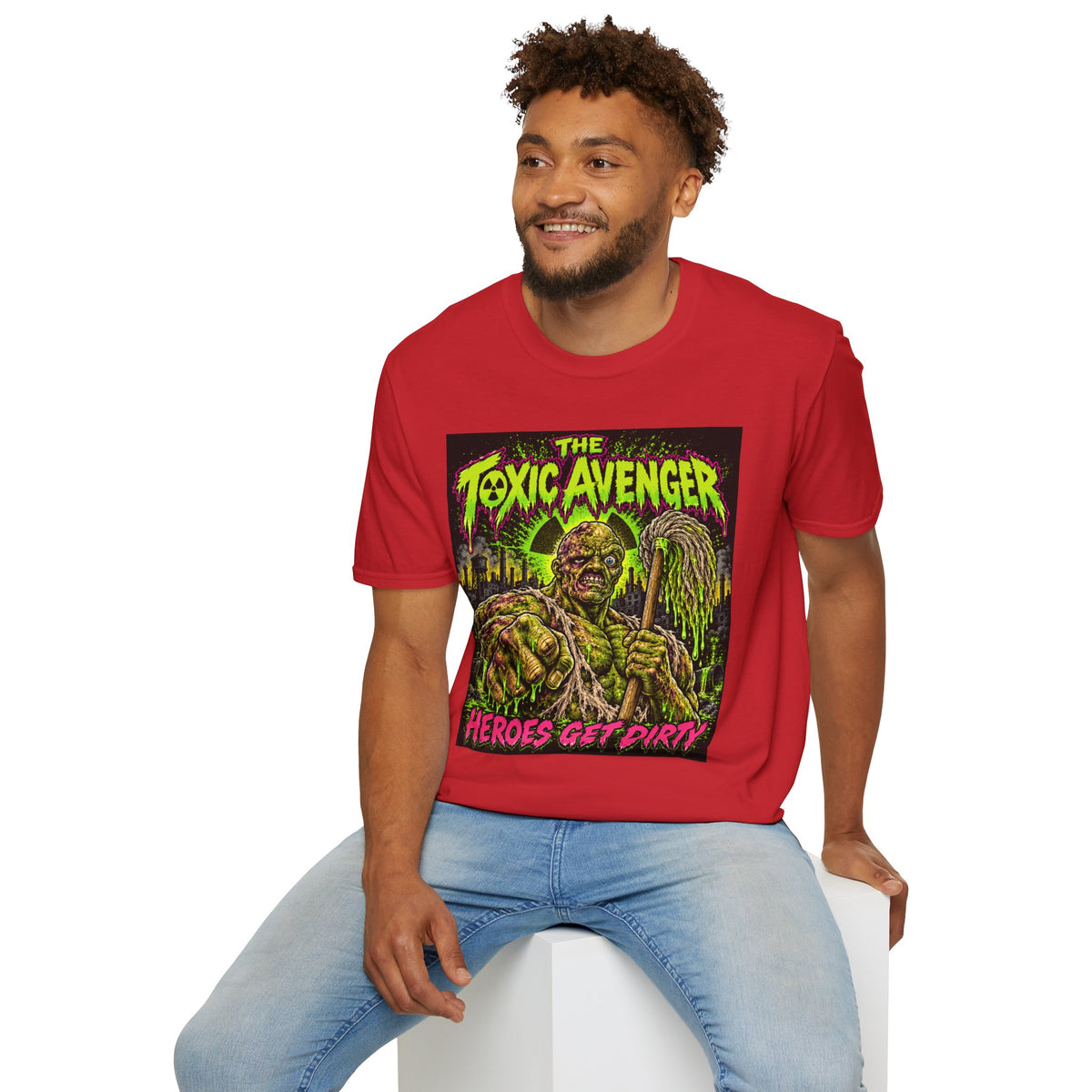 T-Shirt — The Toxic Avenger Graphic Tee (“Heroes Get Dirty”)