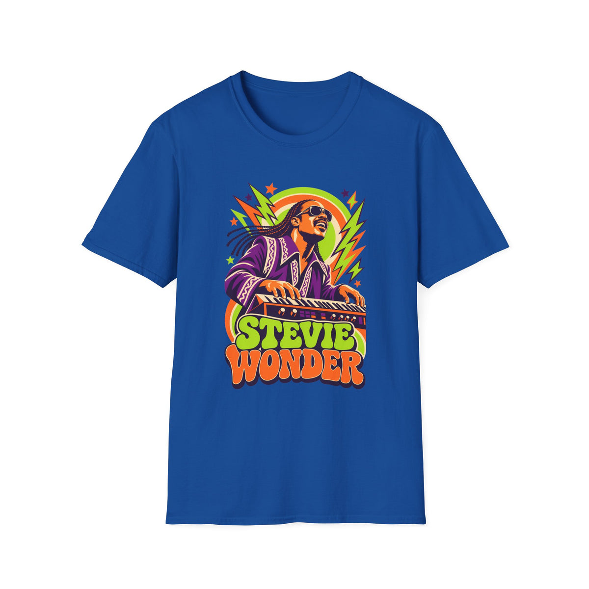 Retro Music Legend Stevie Wonder Graphic Tee