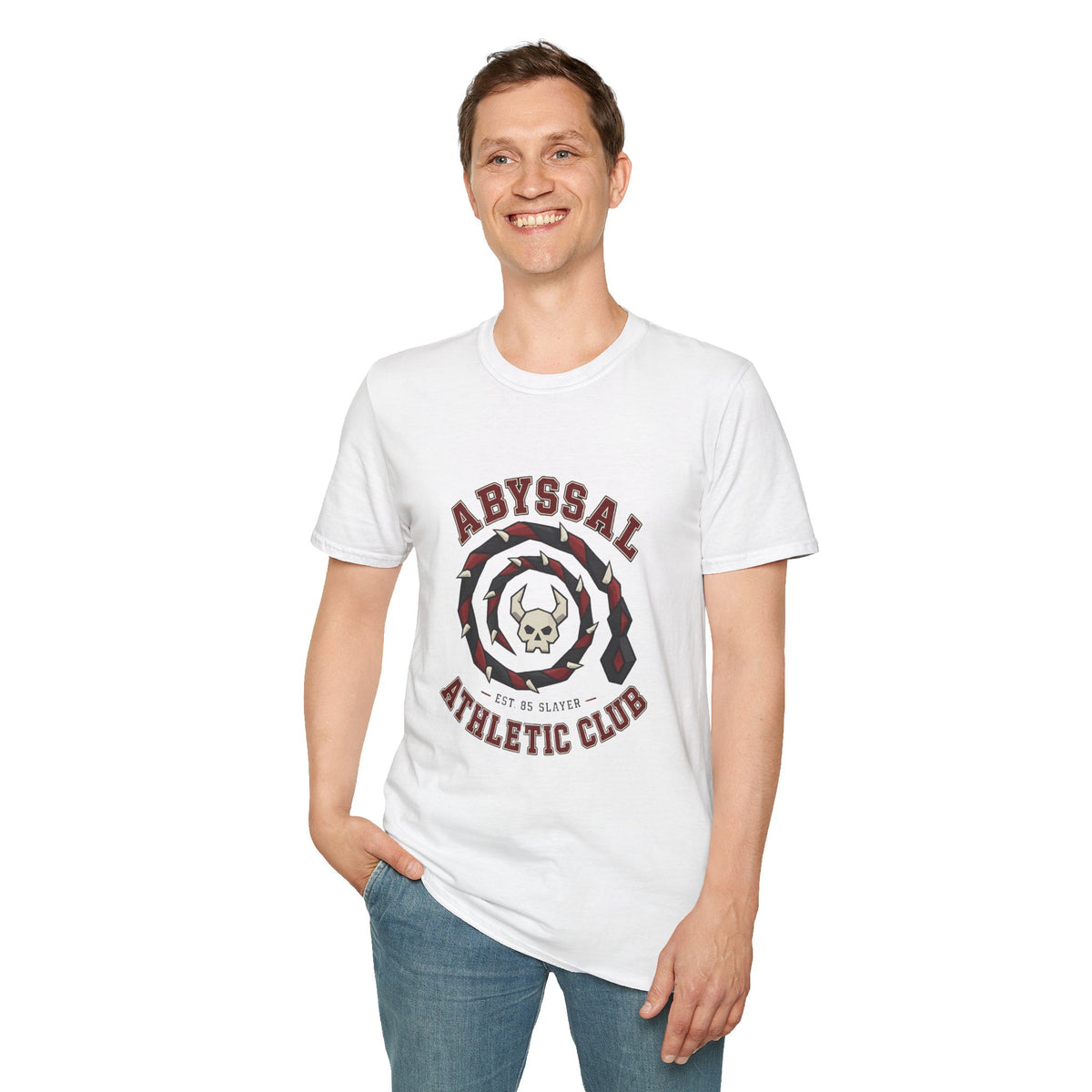 Abyssal Athletic Club T‑Shirt Runescape/OSRS Inspired Abyssal Whip