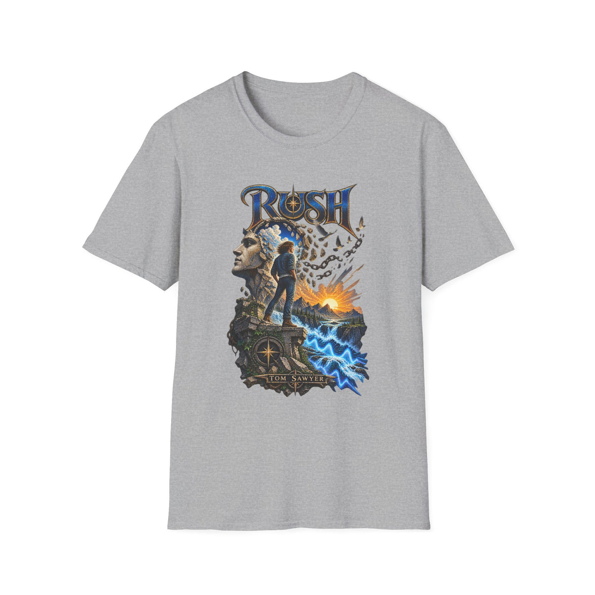 Rush | Tom Sawyer | Legendary Band Graphic T-Shirt