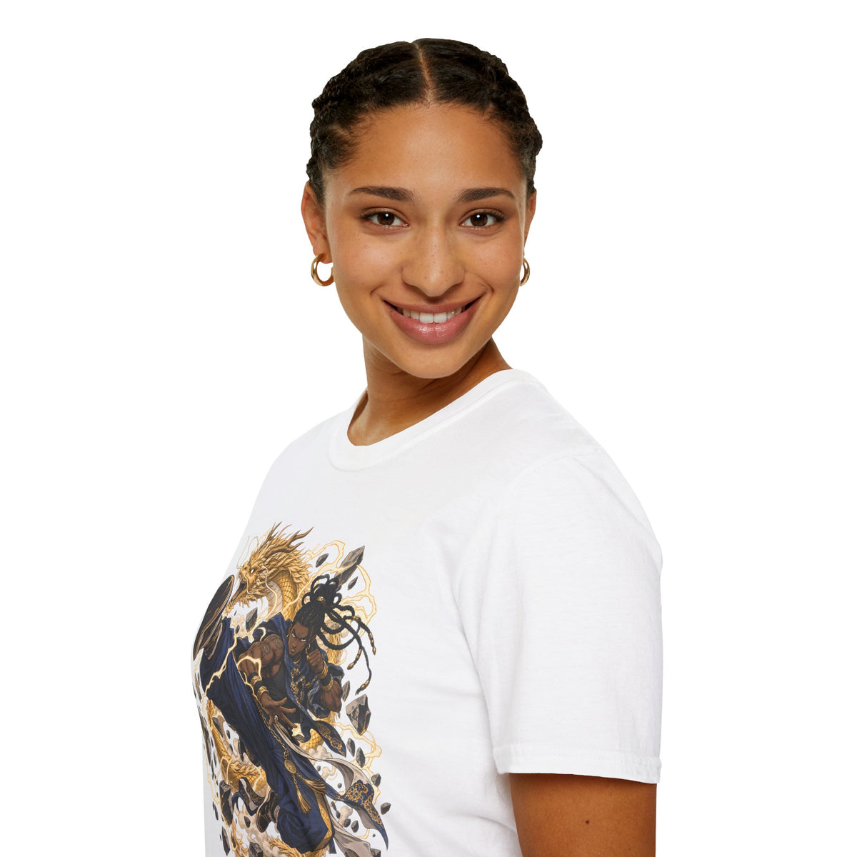 Golden Dragon | Ninja Dragon Kick | Martial Arts Warrior T Shirt