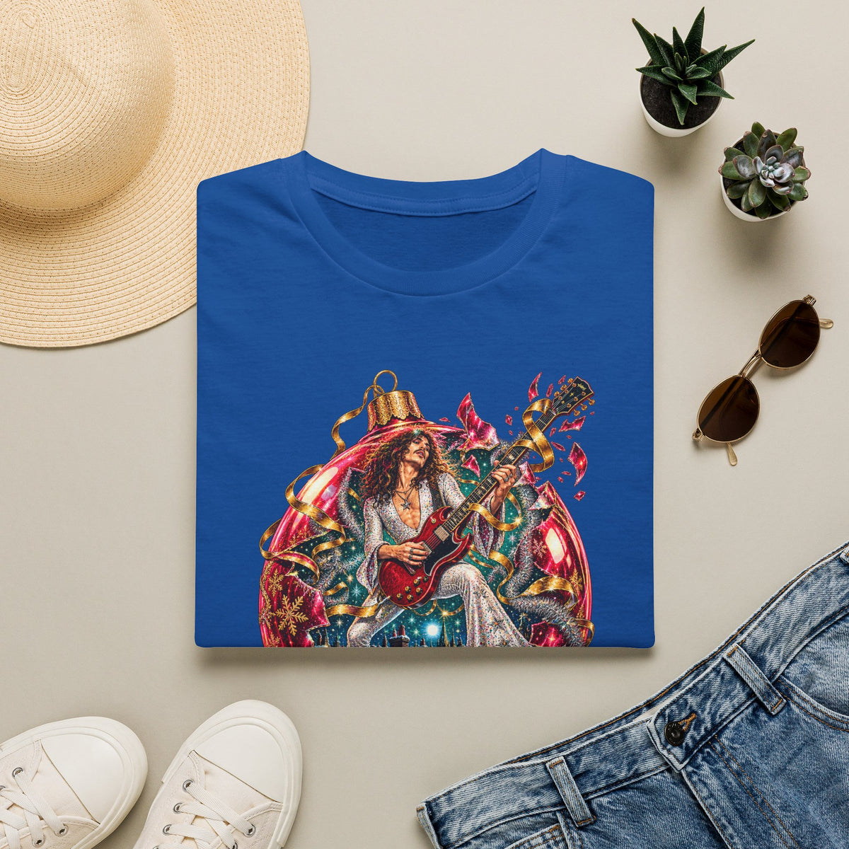 The Darkness | Christmas Glam Rock Band T-Shirt