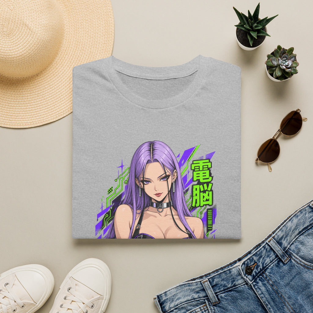 Violet | Anime Cyber Sexy Pin Up Girl T-Shirt