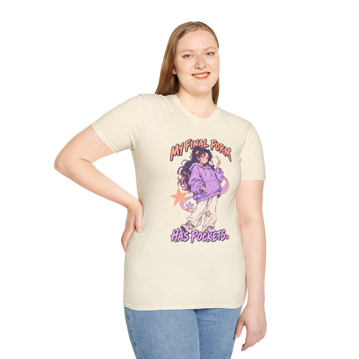 My Final Form Has Pockets | Cute Anime Girl Graphic Tee