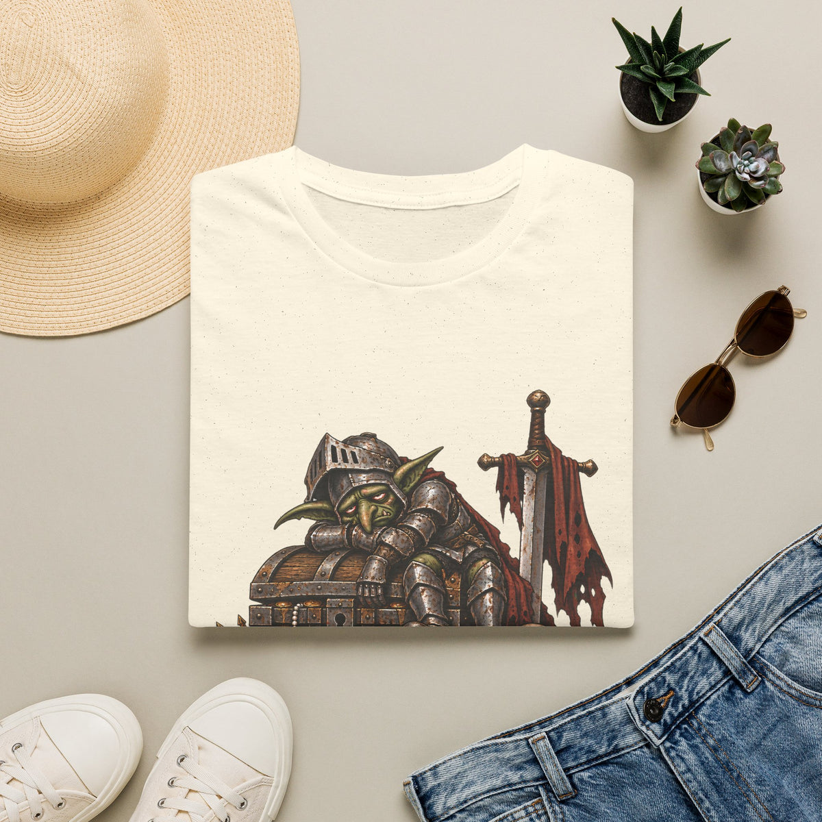 Quest Accepted T‑Shirt | Fantasy Gamer Tee (Motivation Not Found)