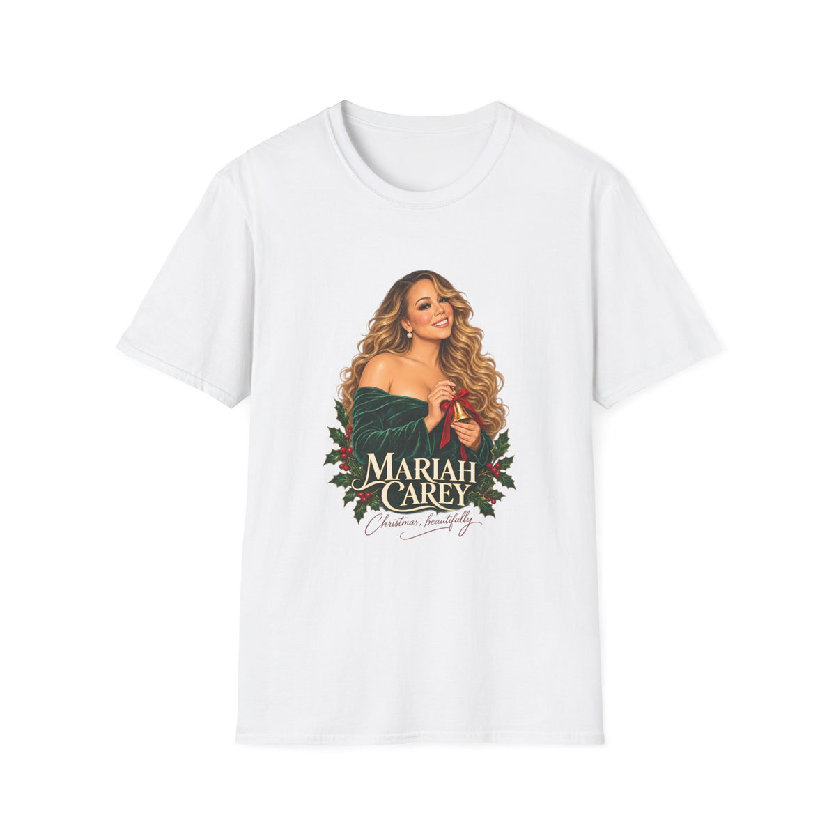 Holiday Diva Portrait Tee | Mariah Carey Christmas Graphic T-Shirt