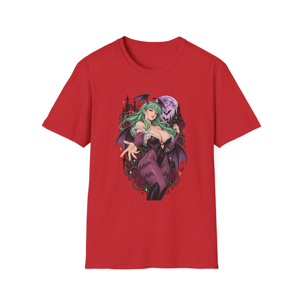 Morrigan | Sexy Succubus Pin Up Girl | Gothic Sorceress Halloween Gamer T-Shirt