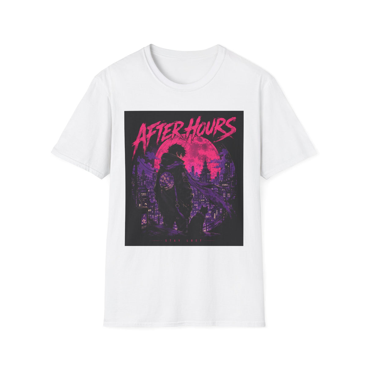 After Hours Graphic T-Shirt — Neon Night City Retro Tee