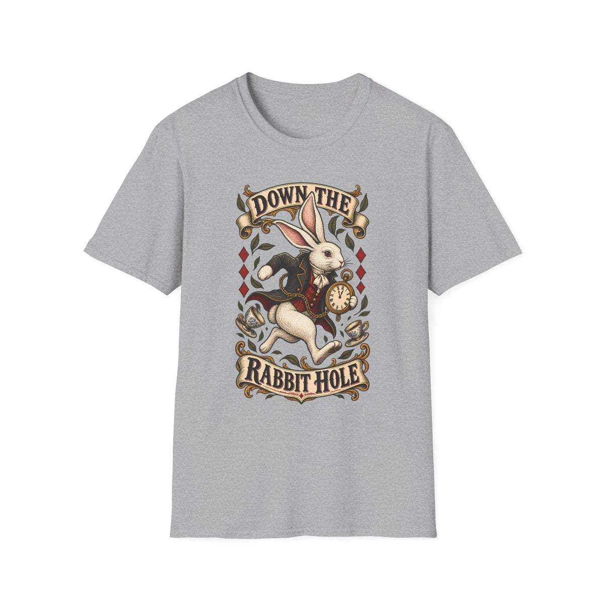 Down the Rabbit Hole | Alice in Wonderland Graphic Shirt