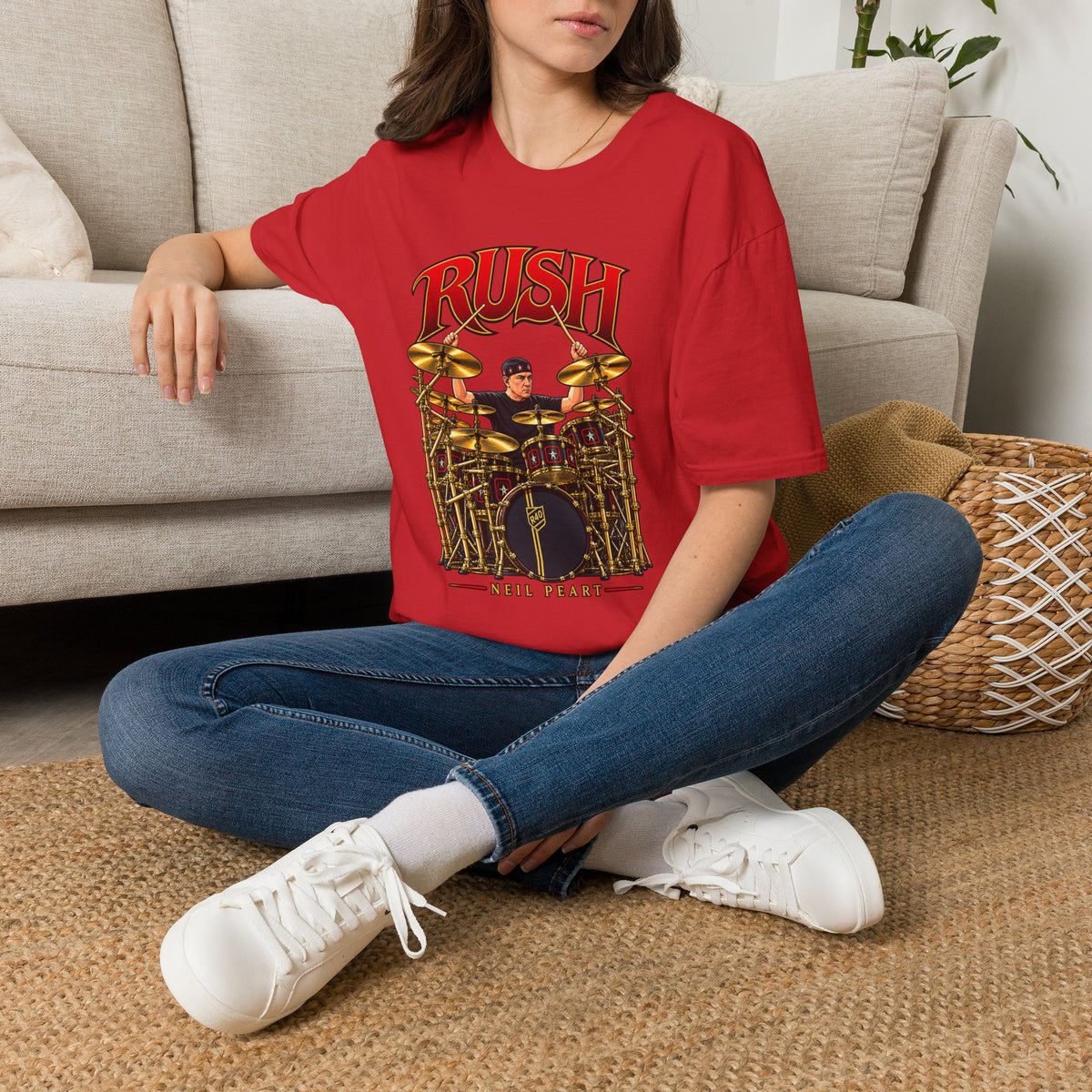 Rush | Neil Peart Drum Solo | Prog Rock Drummer Graphic T-Shirt
