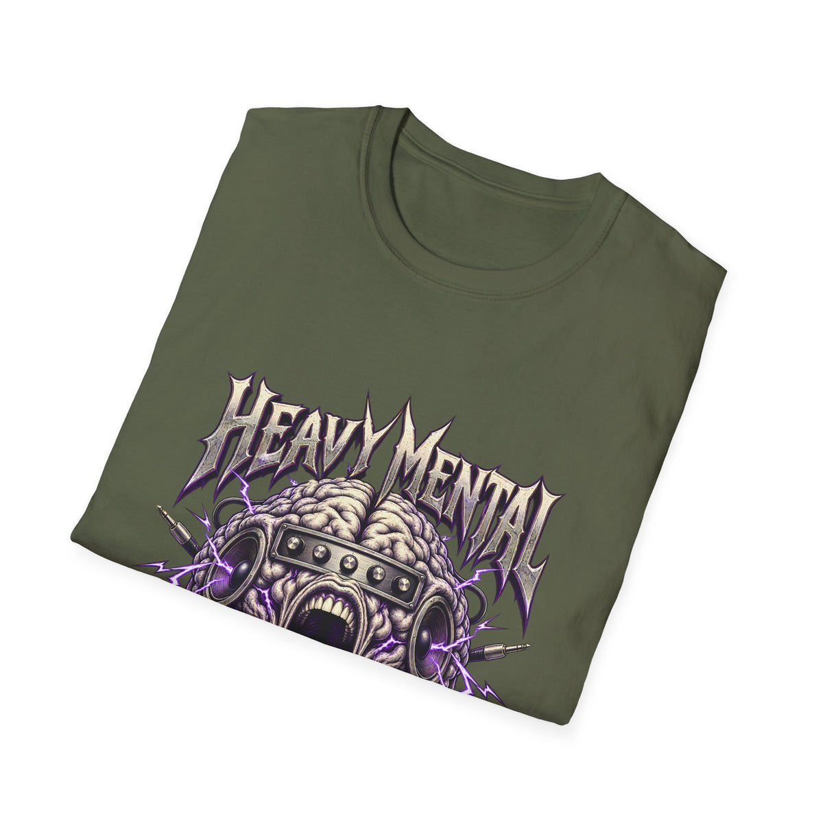 Heavy Mental T-Shirt | Live In My Head' Metal Graphic Tee