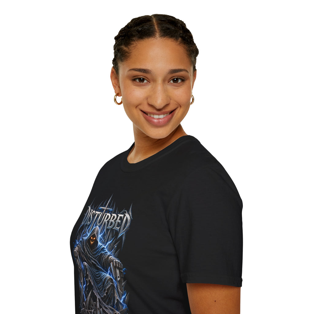 Disturbed | Storm Throne | The Guy | Grim Reaper Band T-Shirt
