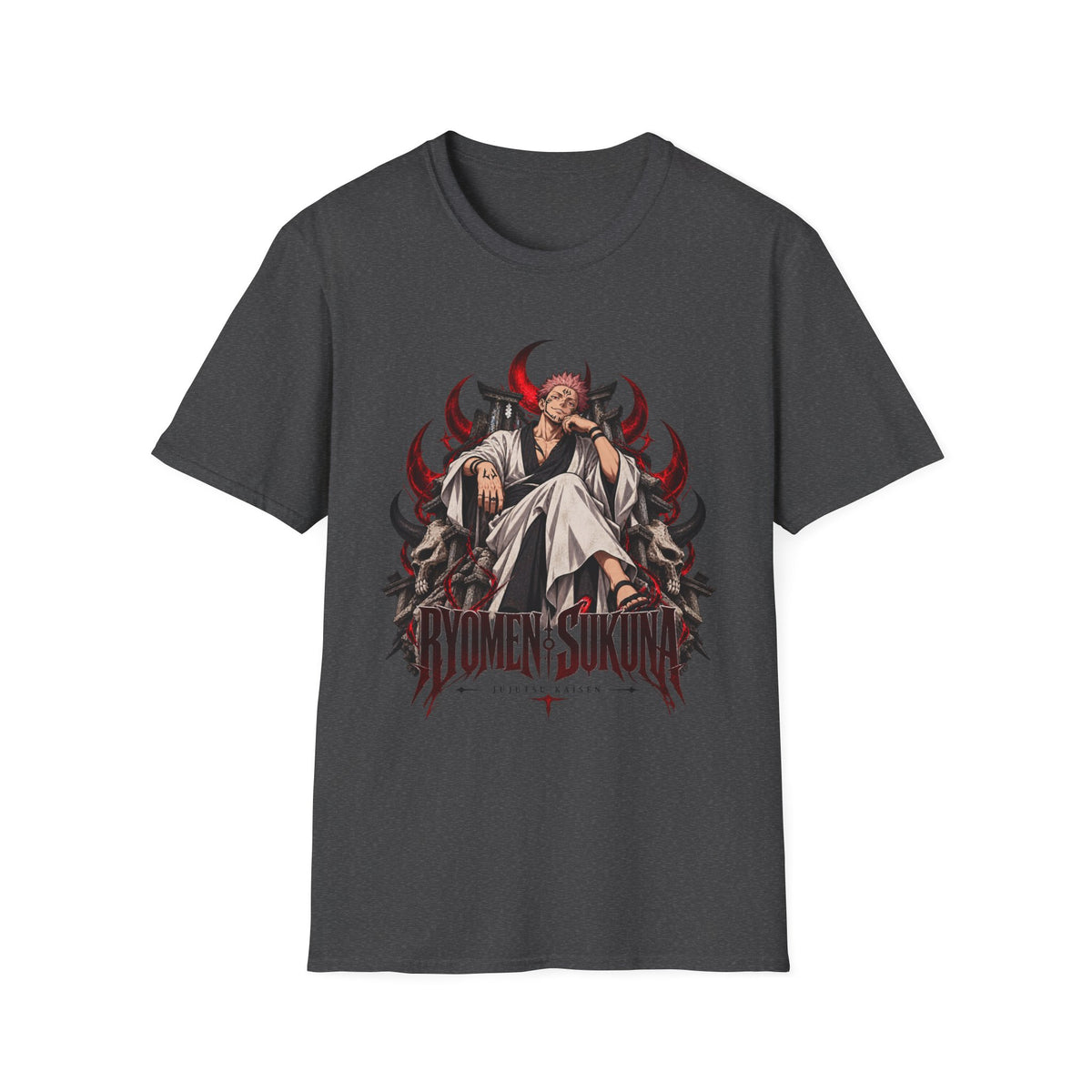 Jujutsu Kaisen | Ryomen Sukuna | Crimson Throne | Graphic Tee