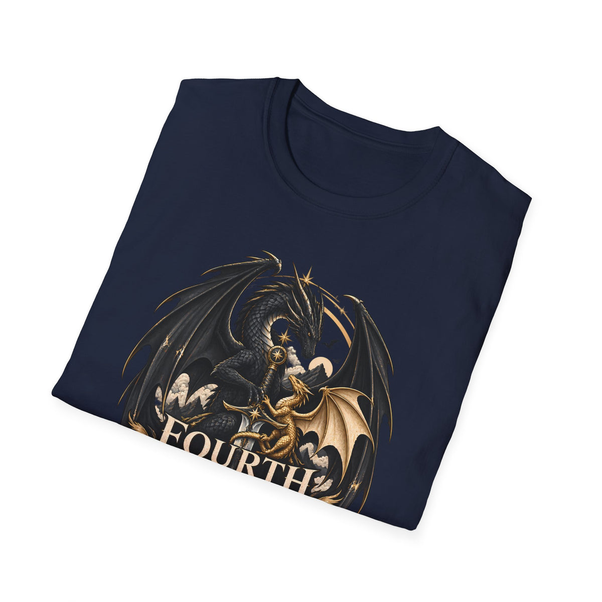 Fourth Wing | Book Inspired Dragon Logo | Fantasy Book T-Shirt