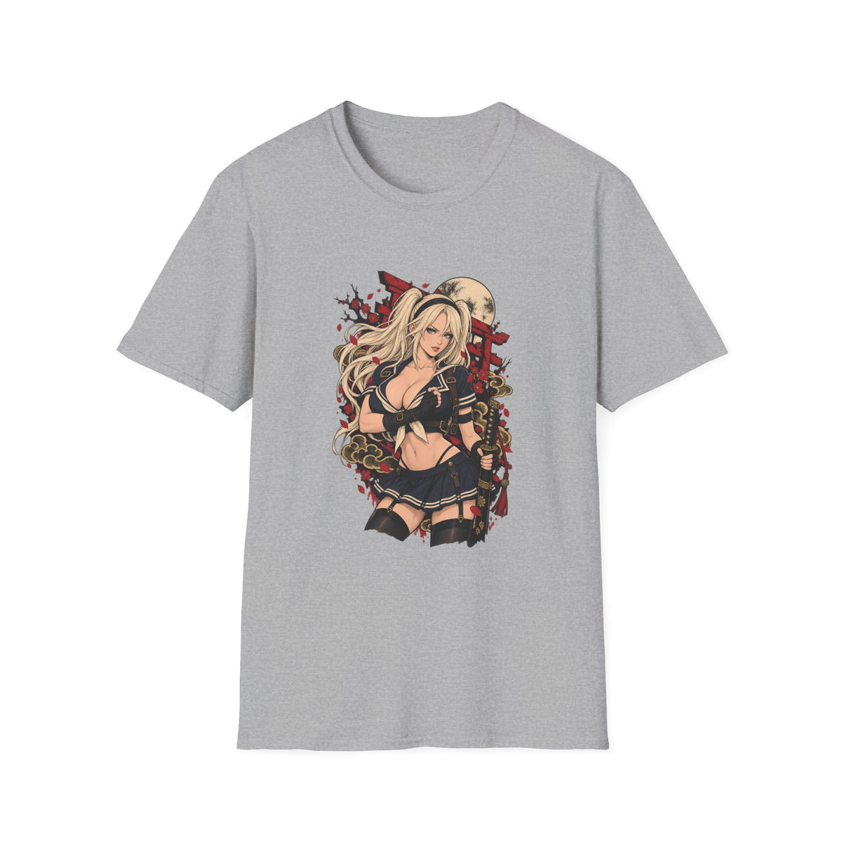 Babydoll | Pinup Japanese Anime Samurai Girl | Sucker Punch T-Shirt