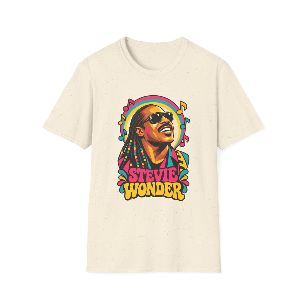 Stevie Wonder Life in Colour Music Legend Portrait T-Shirt